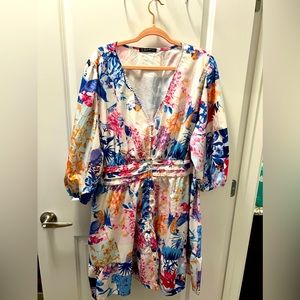 4X flower dress